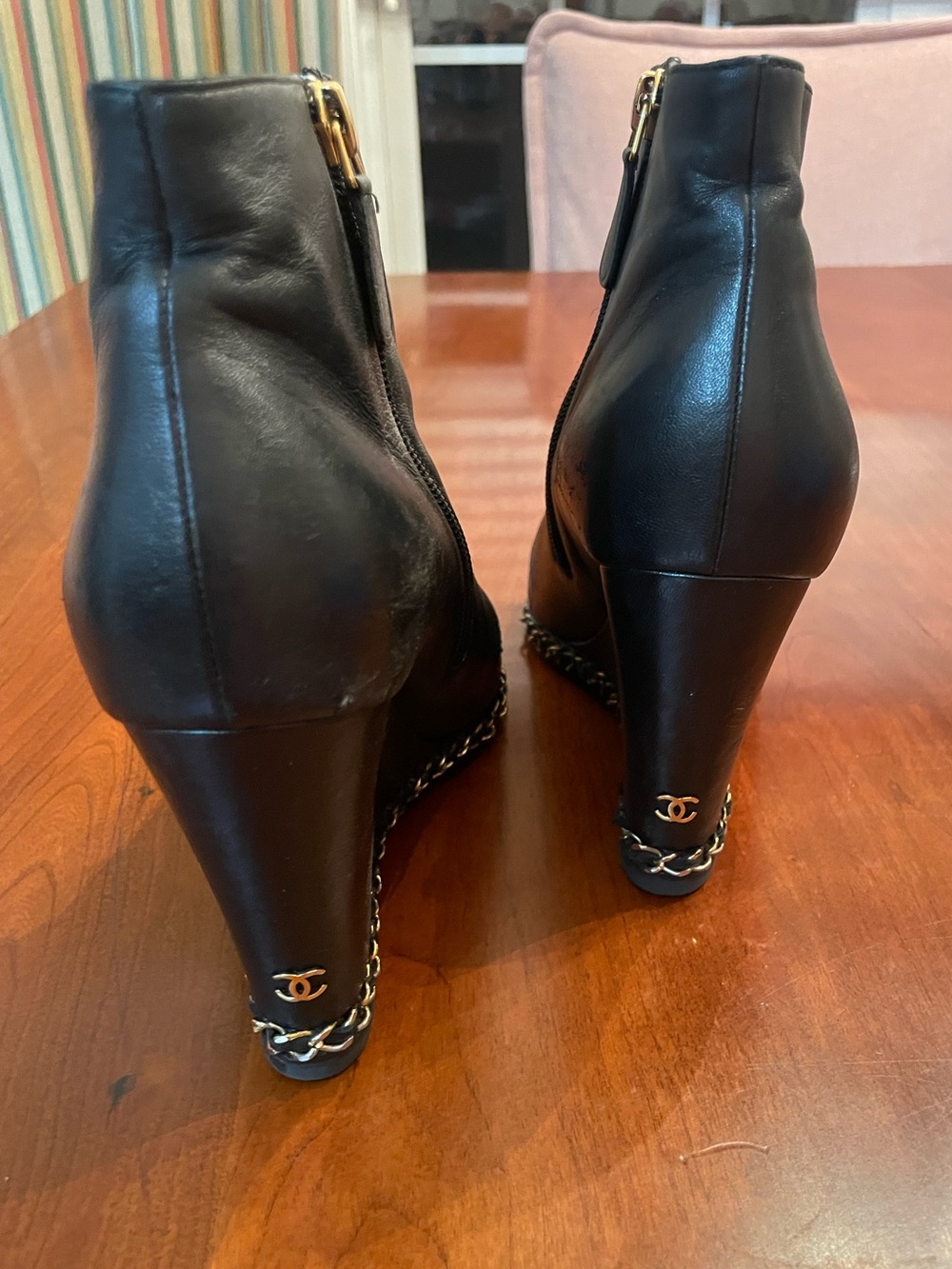 Chanel Open Toe Bootie - Size 39.5